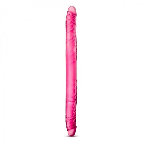 Розовый двусторонний фаллоимитатор B Yours 16" Double Dildo - 40,6 см.