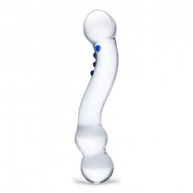 Изогнутый стеклянный стимулятор G-точки Curved G-Spot - 15,2 см.