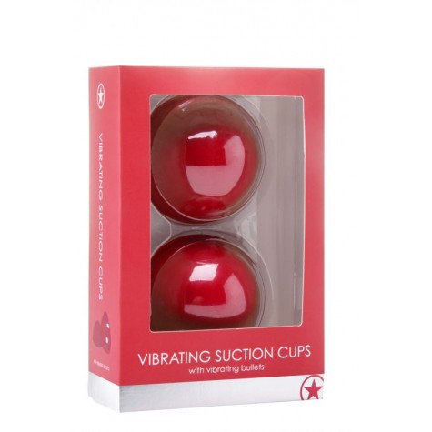 Красные вакуумные присоски с вибрацией Vibrating Suction Cup